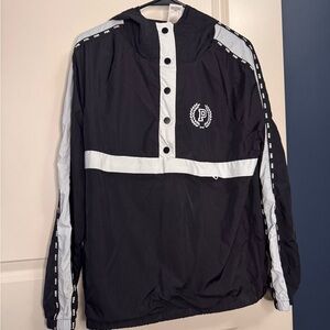 VS Windbreaker Jacket – Black & White